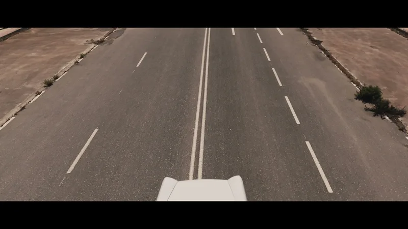 Fashion film — road sequence